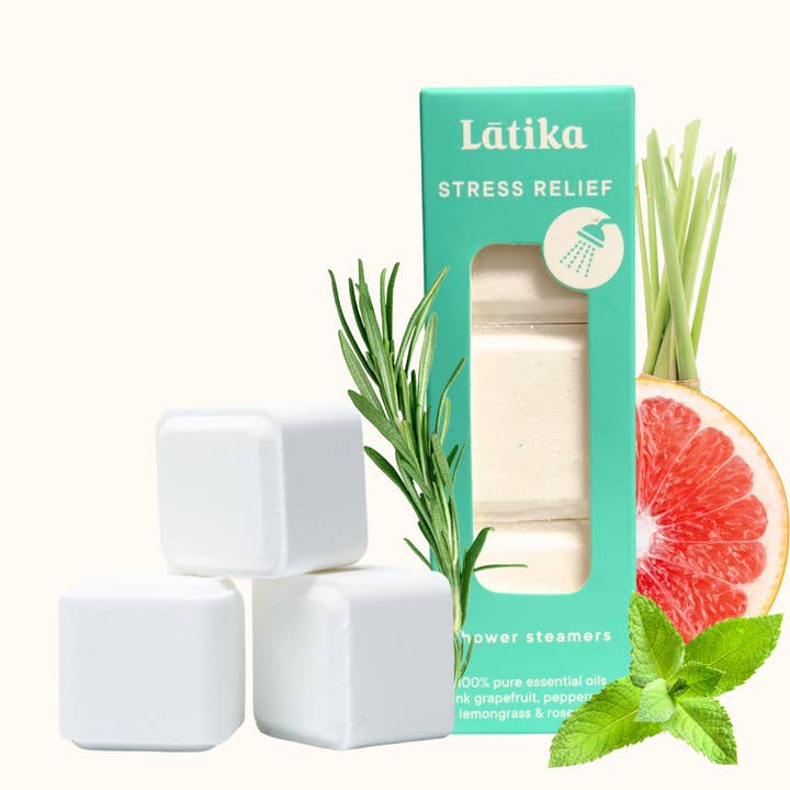 Stress Relief Shower Steamers 🟦 for wholesale by Latika Beauty