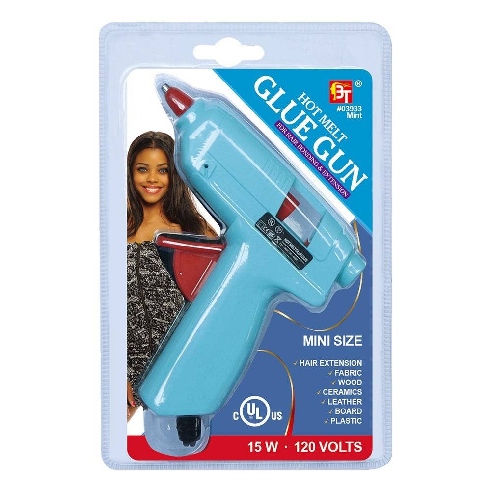 KT Supply - Vente Ensemble d'accessoires pour cheveux – femme - Pistolet à colle chaude menthe0
