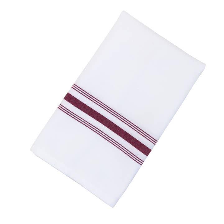 Arkwright Home - Wholesale Dinner & Cloth Napkin - Striped Bistro Napkins (12pk) - Spun Polyester, Colors,18x227