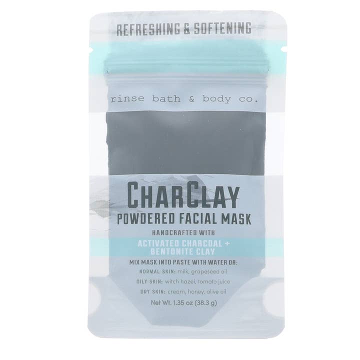 Rinse Bath Body Inc - Wholesale Skincare Face Mask - Facial Mask Bag | CharClay1