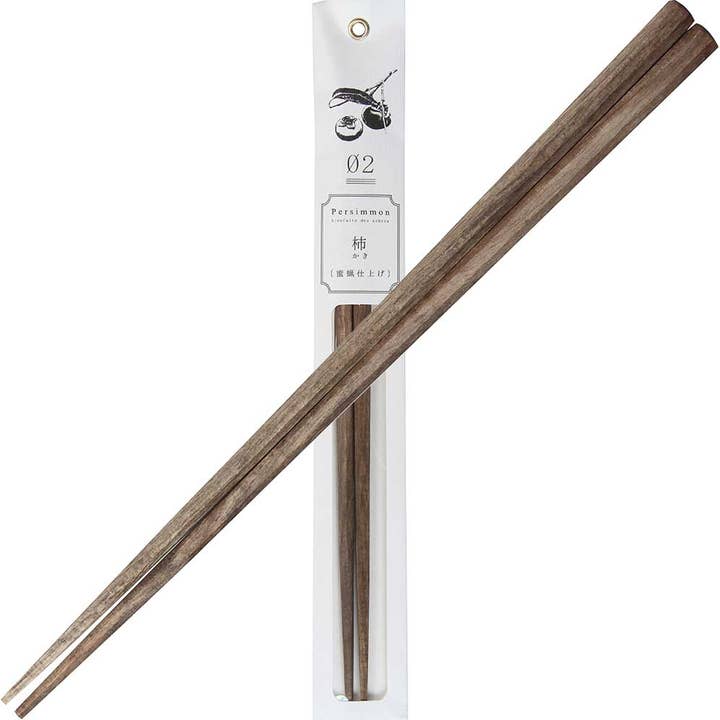 Persimmon Wood Natural Chopsticks for wholesale by Wholesale Chopsticks