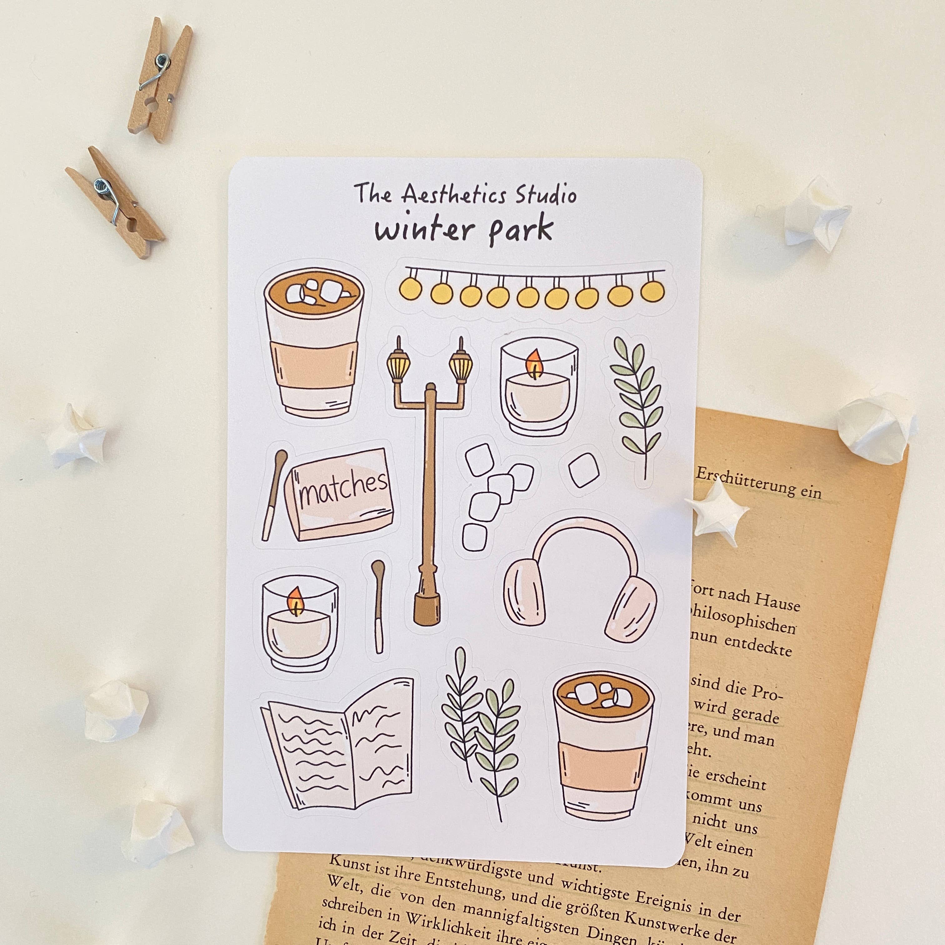 The Aesthetics Studio - Wholesale Sticker - Cozy Winter Collection1