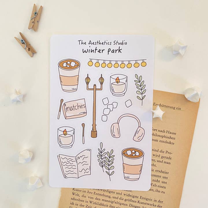 The Aesthetics Studio - Wholesale Sticker - Cozy Winter Collection1