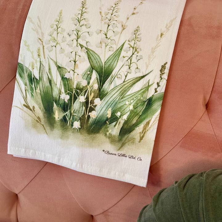 Brown Lillie – wholesale Kökshandduk – Liljekonvalj 28" Bästa Kökshandduk | 100% Ringspunnen Bomull7