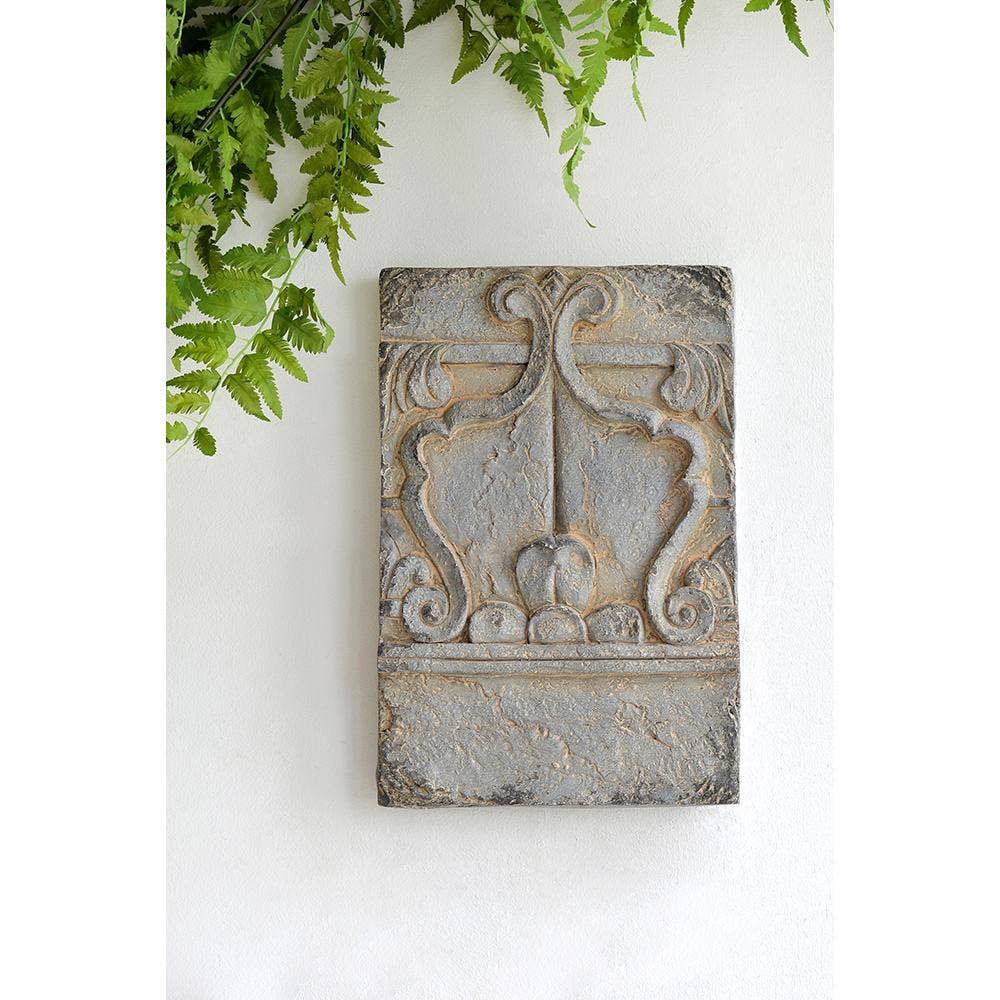 A&B Home Group Inc. - Wholesale Decorative Figurine - 8x2x17" Regal Crest Magnesium Wall Plaque0