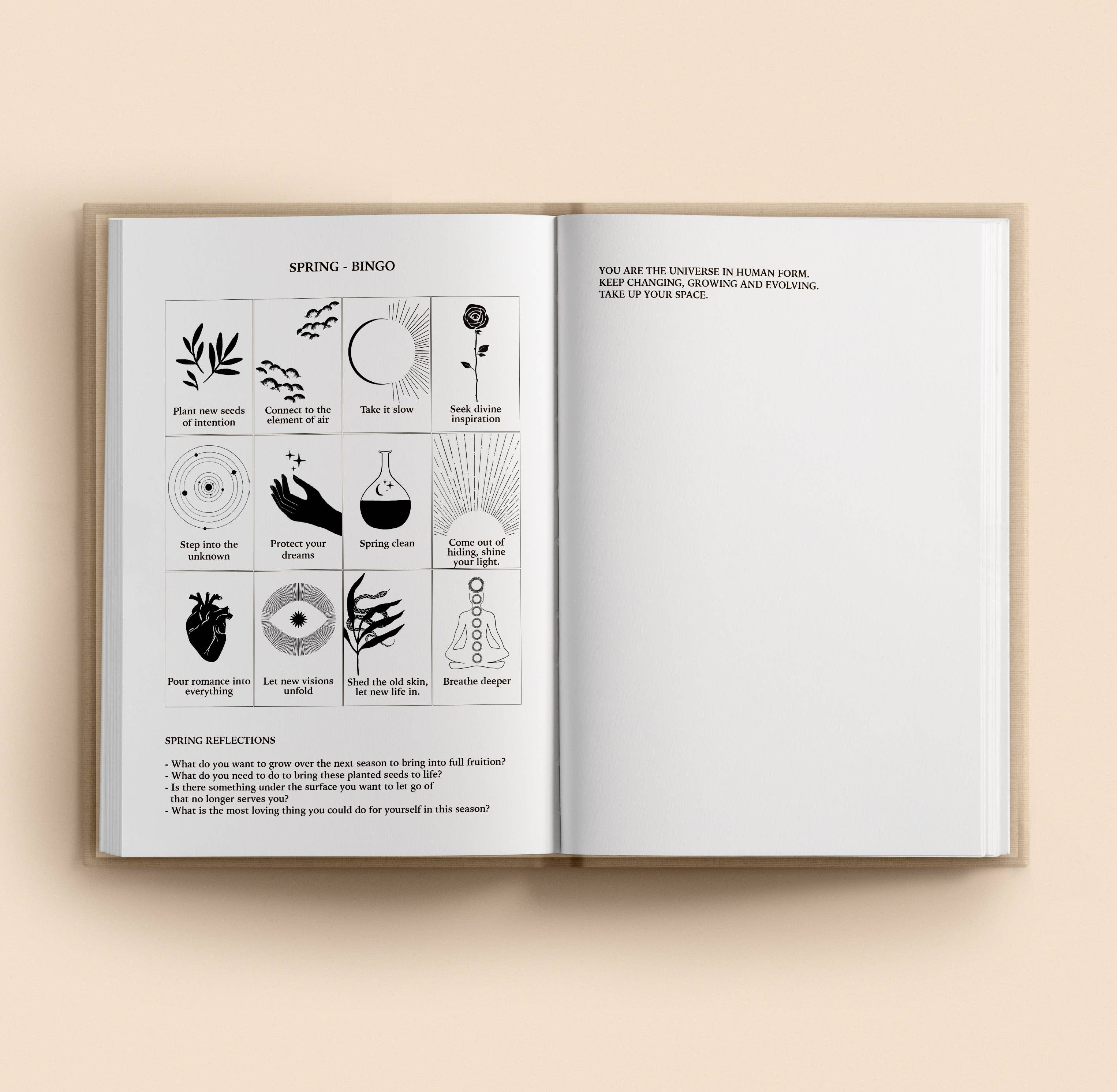 Anna Cosma - Wholesale Planner - STAY GOLD WILD SOUL - TIMELESS PLANNER CALENDAR - BEIGE 20267