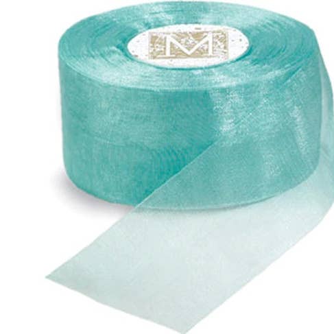 Organdy Ribbon - Robin's Egg Blue for wholesale by MIDORI Inc.
