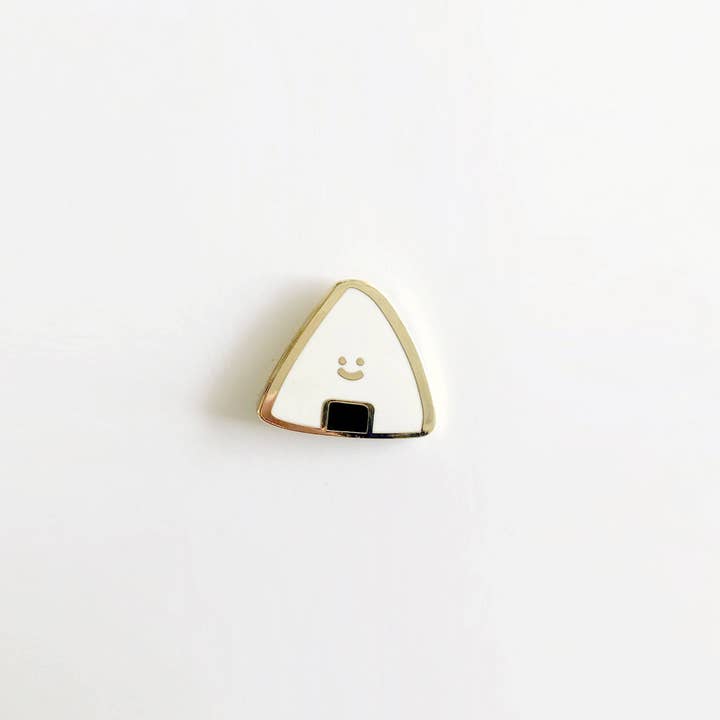Onigiri Pin for wholesale by A Jar Of Pickles
