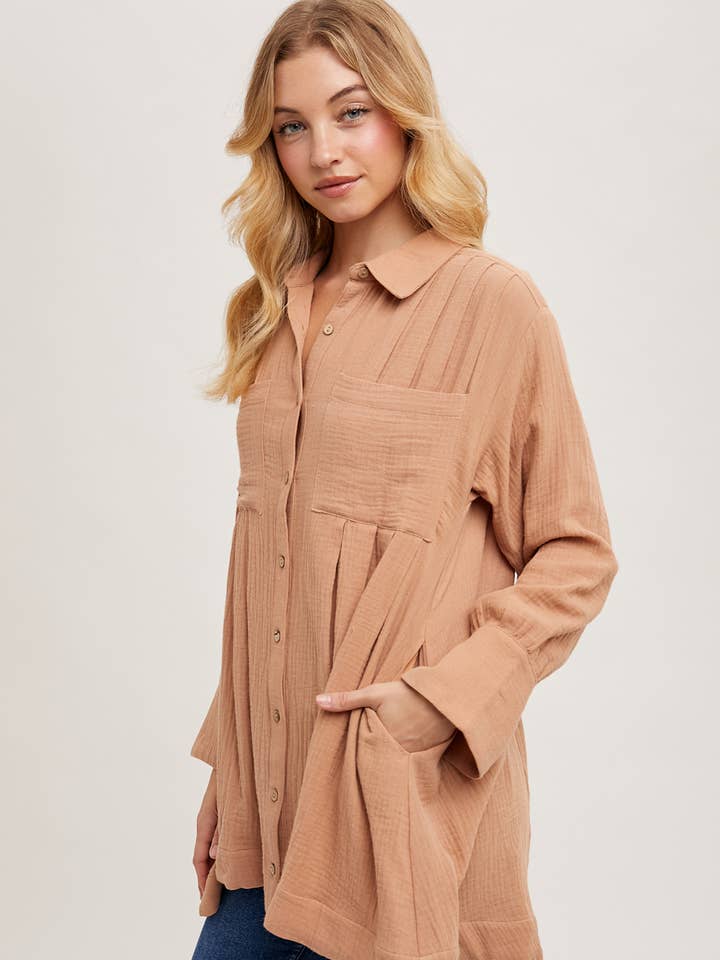 Bluivy - Wholesale Jurk - Dames - TUNIEKJURK MET KNOOPSLUITING6