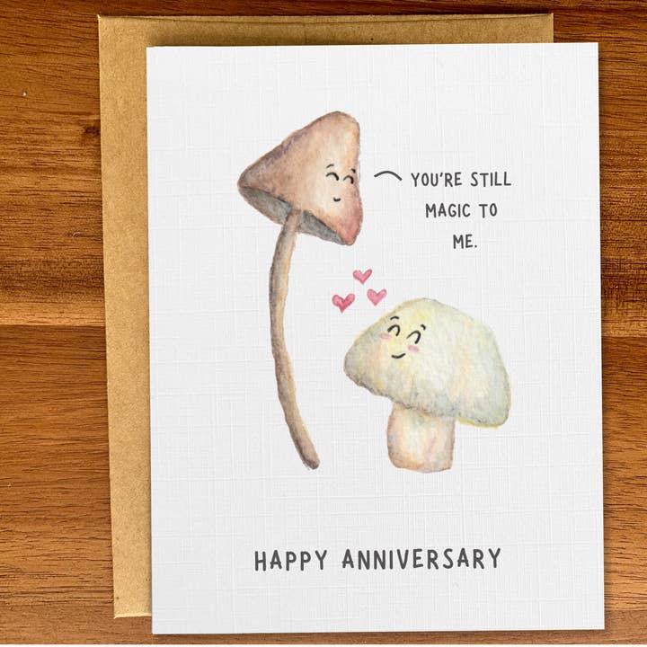 Pink Hill Press – wholesale Morsdagskort – Magisk svamp Mors dag-kort, 'Jag tycker du är magisk'6