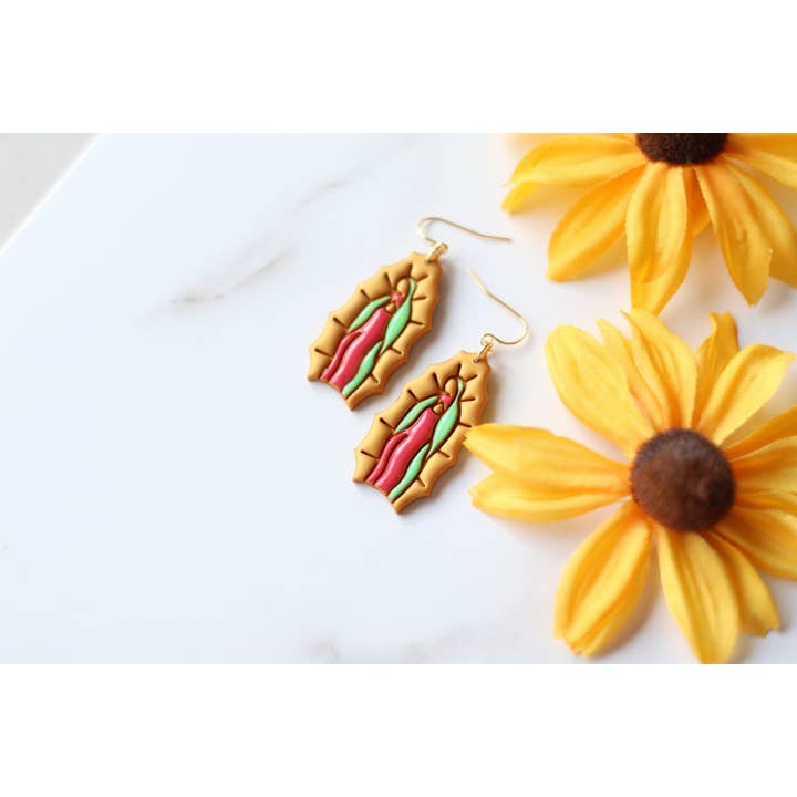 Skye Eclisse Jewelry - Wholesale Dangle Earrings - Virgen De Guadalupe Earrings1