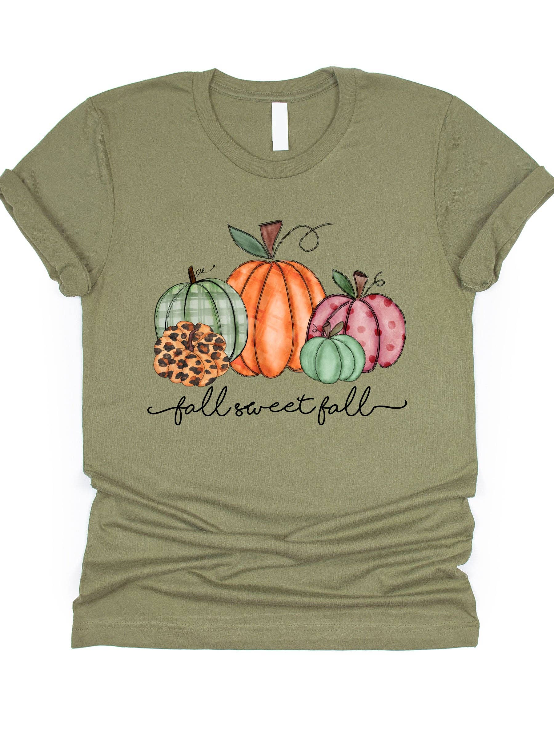 Tickled Teal - Vendita all'ingrosso Maglietta stampata - Donna - Autunno Dolce Autunno Graphic4