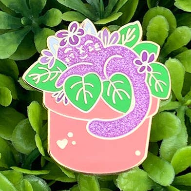 Afrikansk Violet Cat Plant Pin for engroshandel hos Ash Evans
