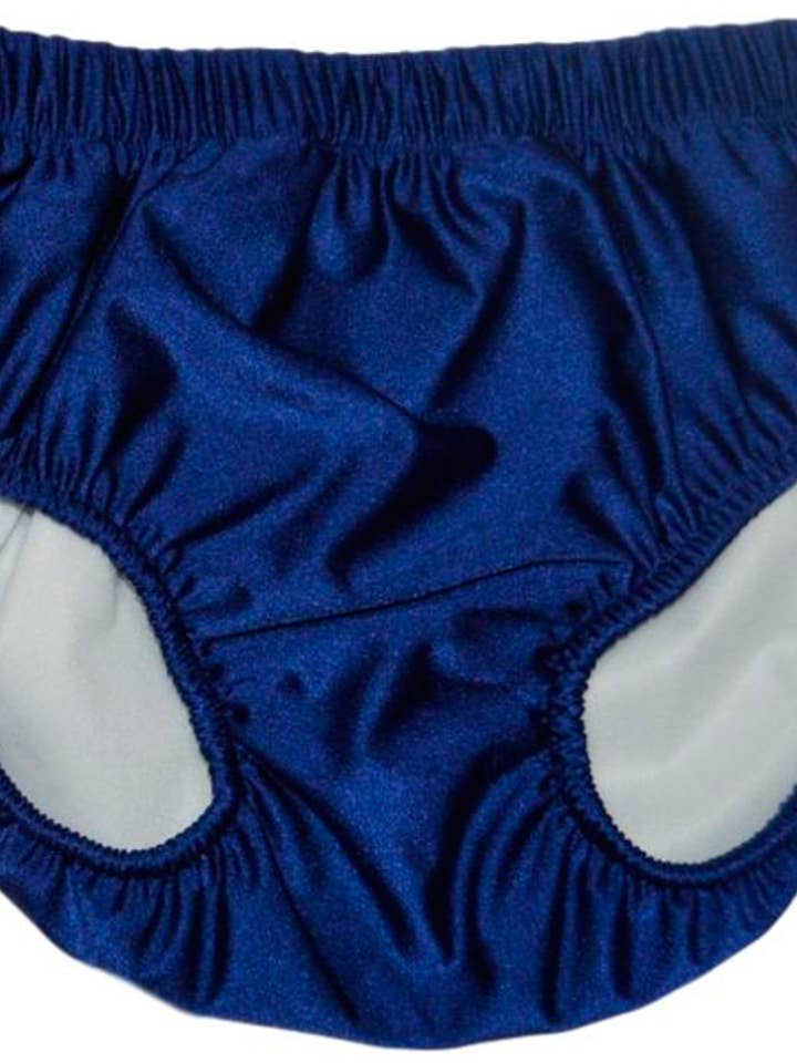 Pañal de natación reutilizable para adultos UP360 - Azul marino para venta al por mayor de My Pool Pal