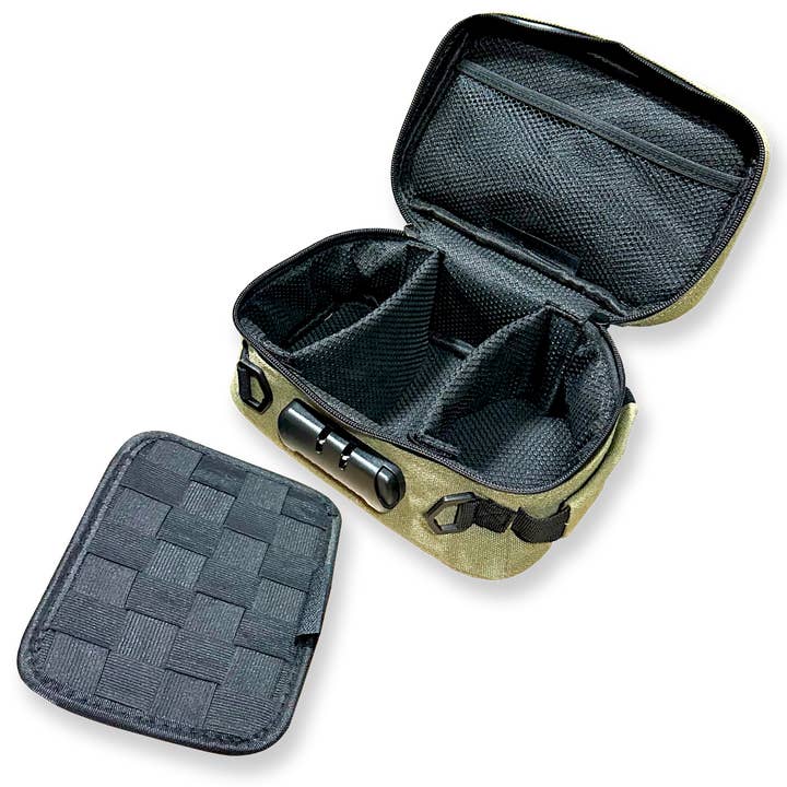 Novelty Brands - Wholesale Humidor/Cigar Accessory - Smell Proof Canvas Lock Bag with Tool Organizer- 2 Pieces Per Pack 41500