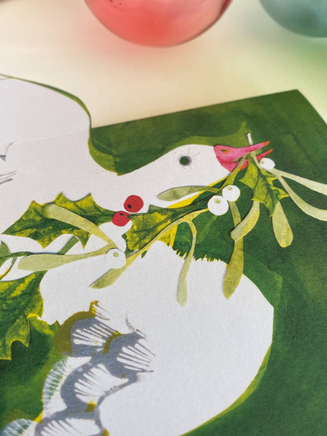 Esther Kent Design - Wholesale Christmas Card - Christmas Goose Mantelpiece Card4