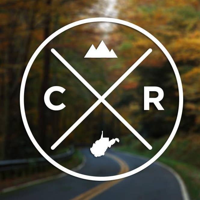 Country Roads Decal for wholesale by Loving WV