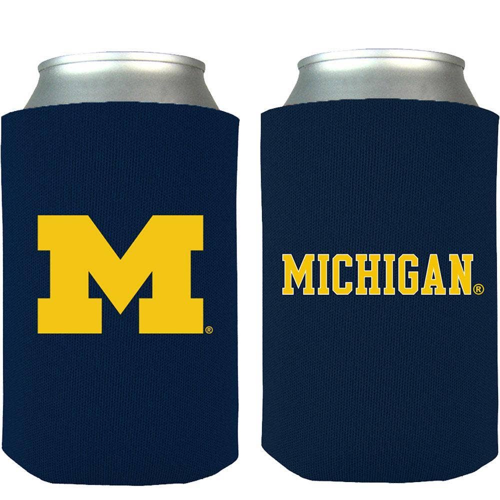 The Memory Company - Wholesale Drink Huggers & Koozies - Team Logo Can Insulator, Michigan Wolverines0