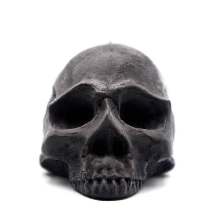 A Pleasant Thought - Wholesale Novelty Candle - Half Skull | Pillar Candle7