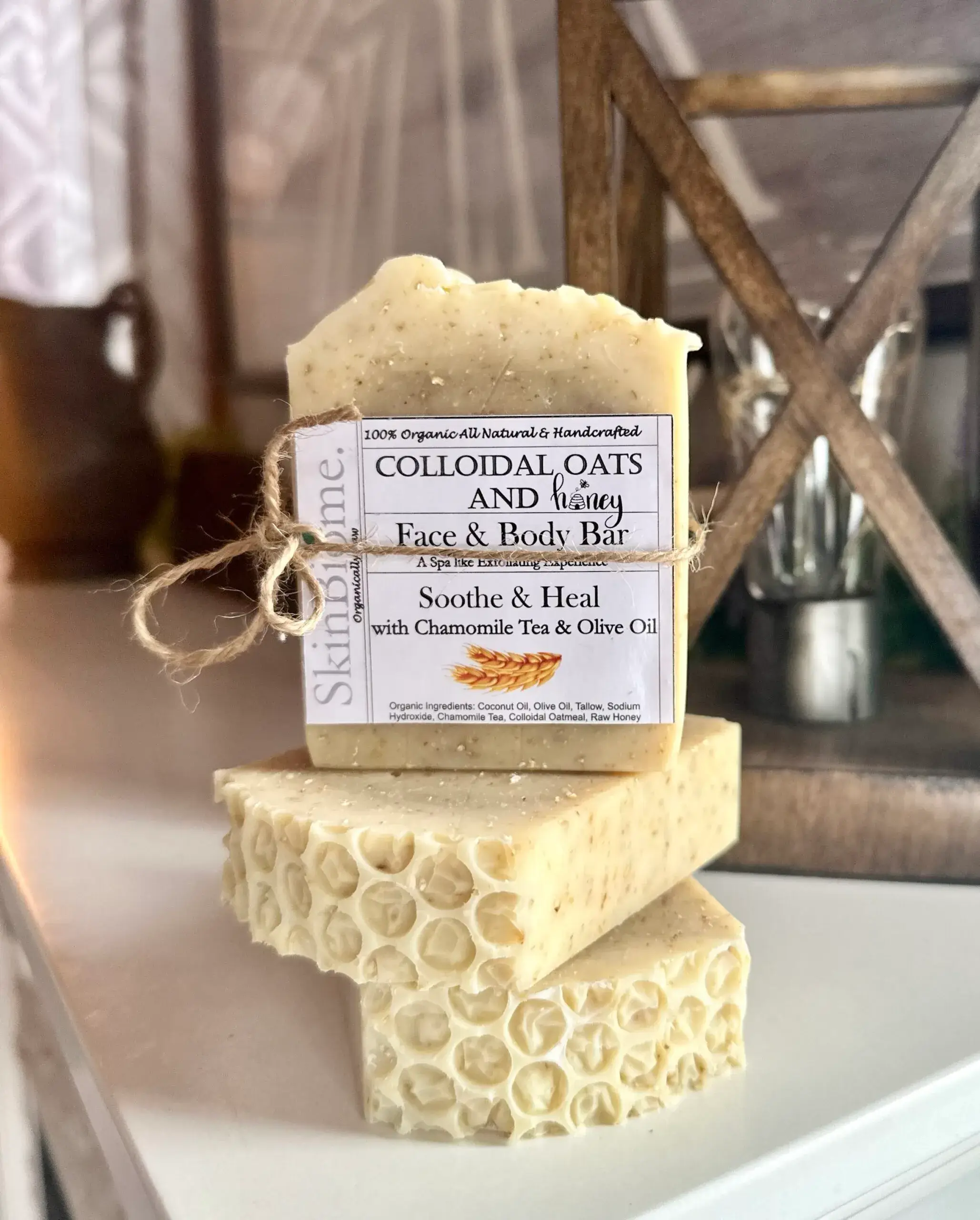 Skinbiome - Wholesale Bar Soap - Colloidal Oats & Honey1