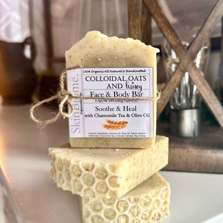 Skinbiome - Wholesale Bar Soap - Colloidal Oats & Honey1