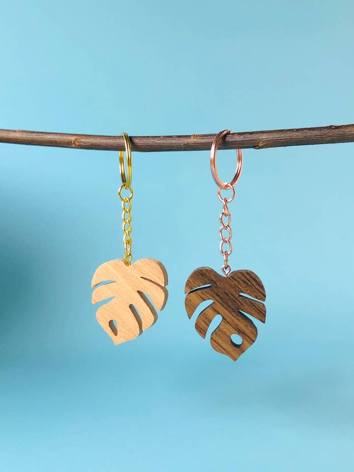 Portachiavi Monstera per la vendita all'ingrosso da parte di L’Atelier Brindille