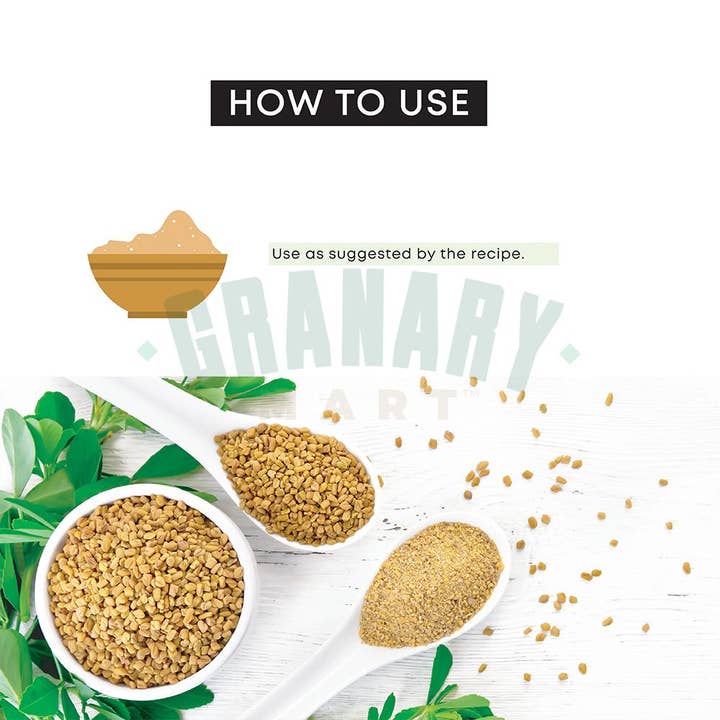 Granary Mart – Großhandel Protein-/Superfood-Pulver – NATÜRLICHES BOCKSHORNKLEEPULVER