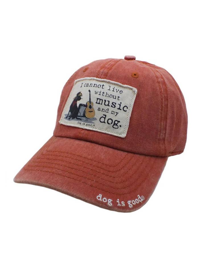 Cappello: Non posso vivere senza musica e il mio cane per la vendita all'ingrosso da parte di Dog is Good