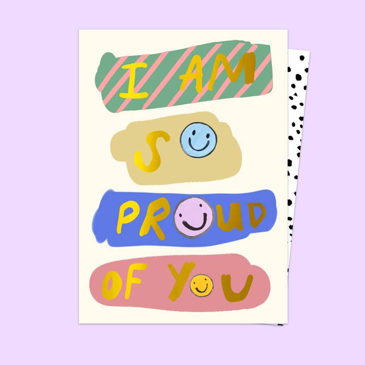I Am So Proud Of You Card for wholesale by Eleanor Bowmer