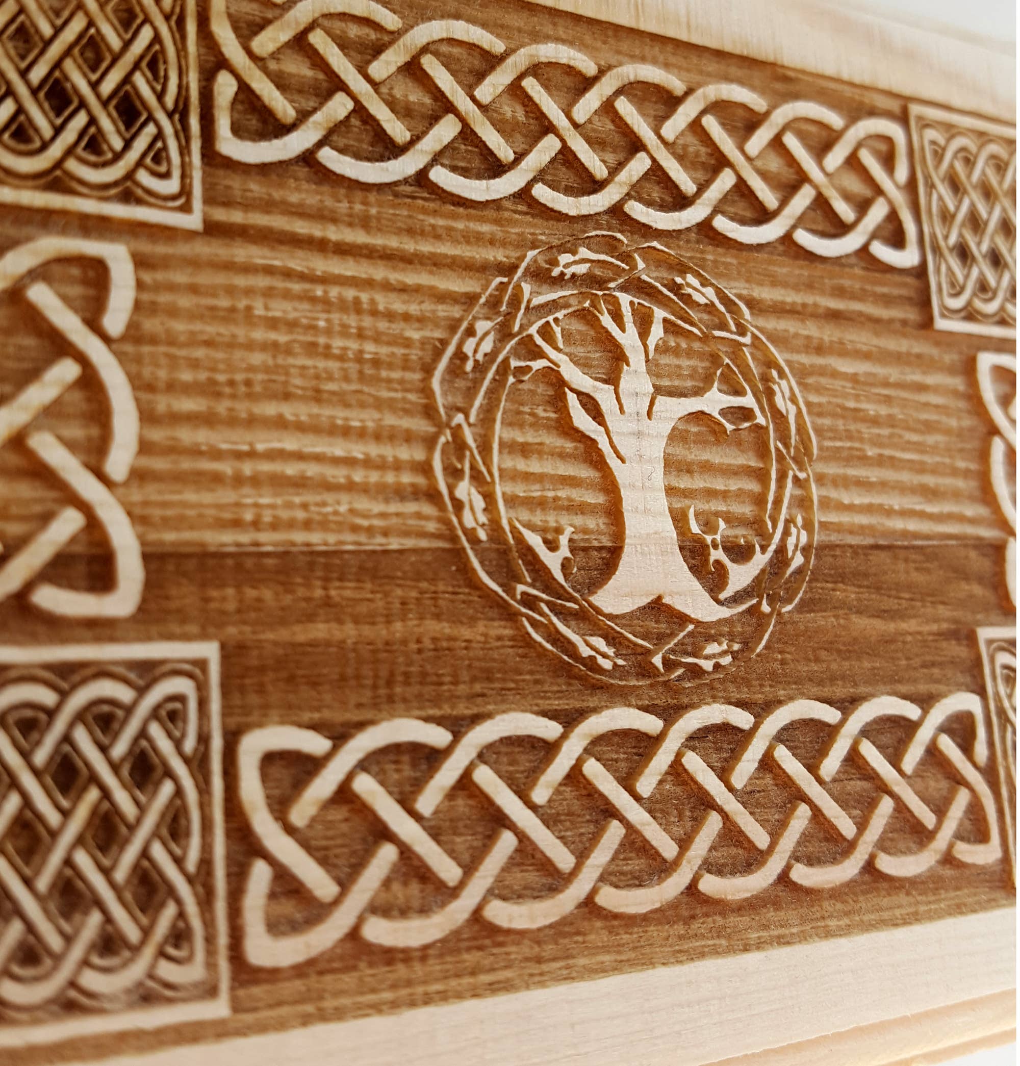 Lyoncraft - Wholesale Decorative Box - Celtic Tree of Life Small  Latched Wooden Box1