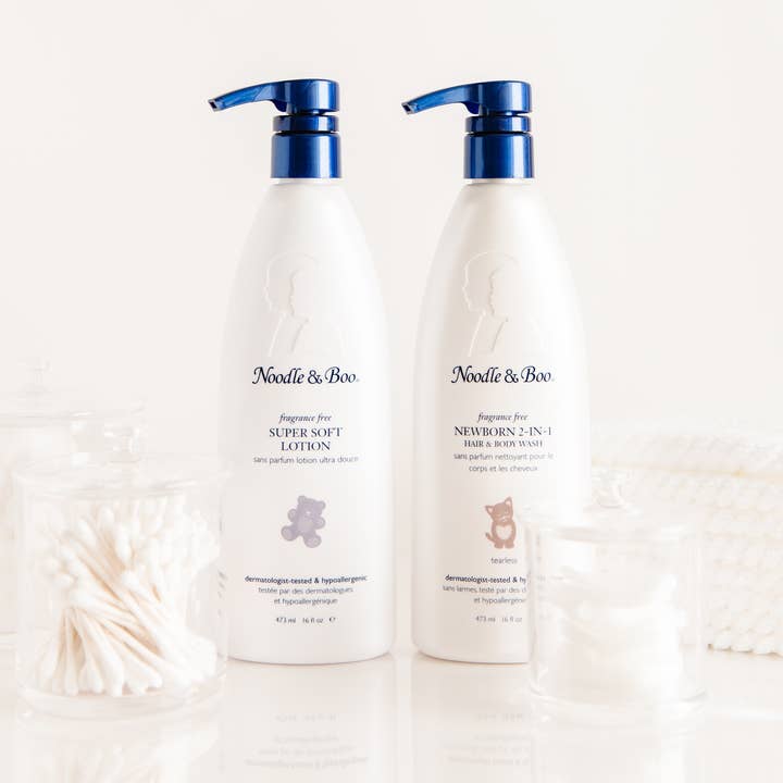 Noodle & Boo - Wholesale 2-in-1 Shampoo & Body Wash - Baby - Newborn 2-in-1 Hair & Body Wash, Fragrance-Free, 16 oz2
