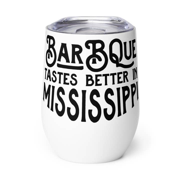 BBQ Tastes Better Wijnbeker voor wholesale door Eddie Wright BBQ