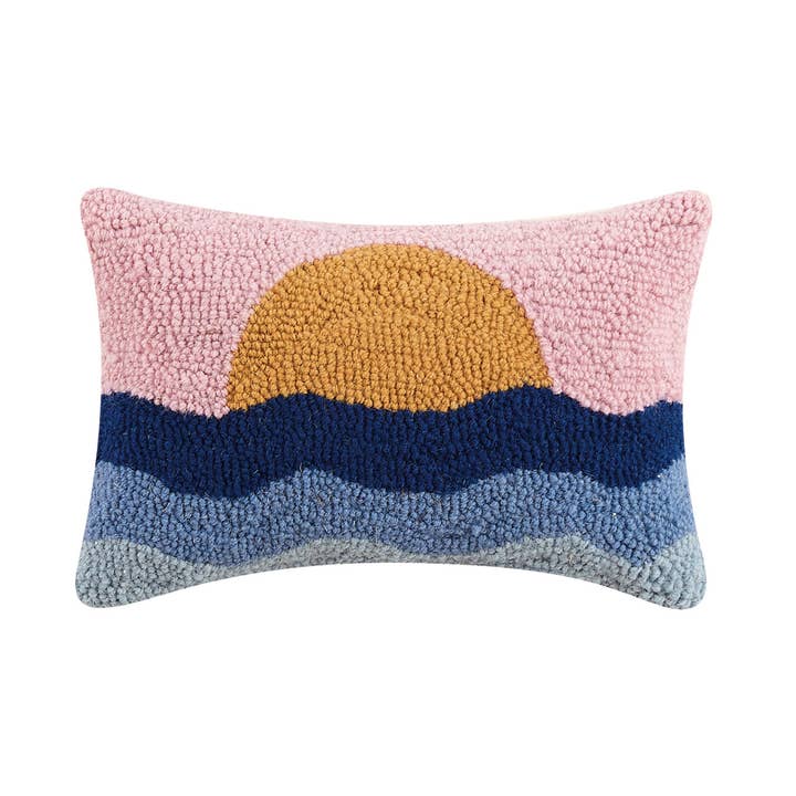 Sunset hooked kudde för wholesale av Peking Handicraft