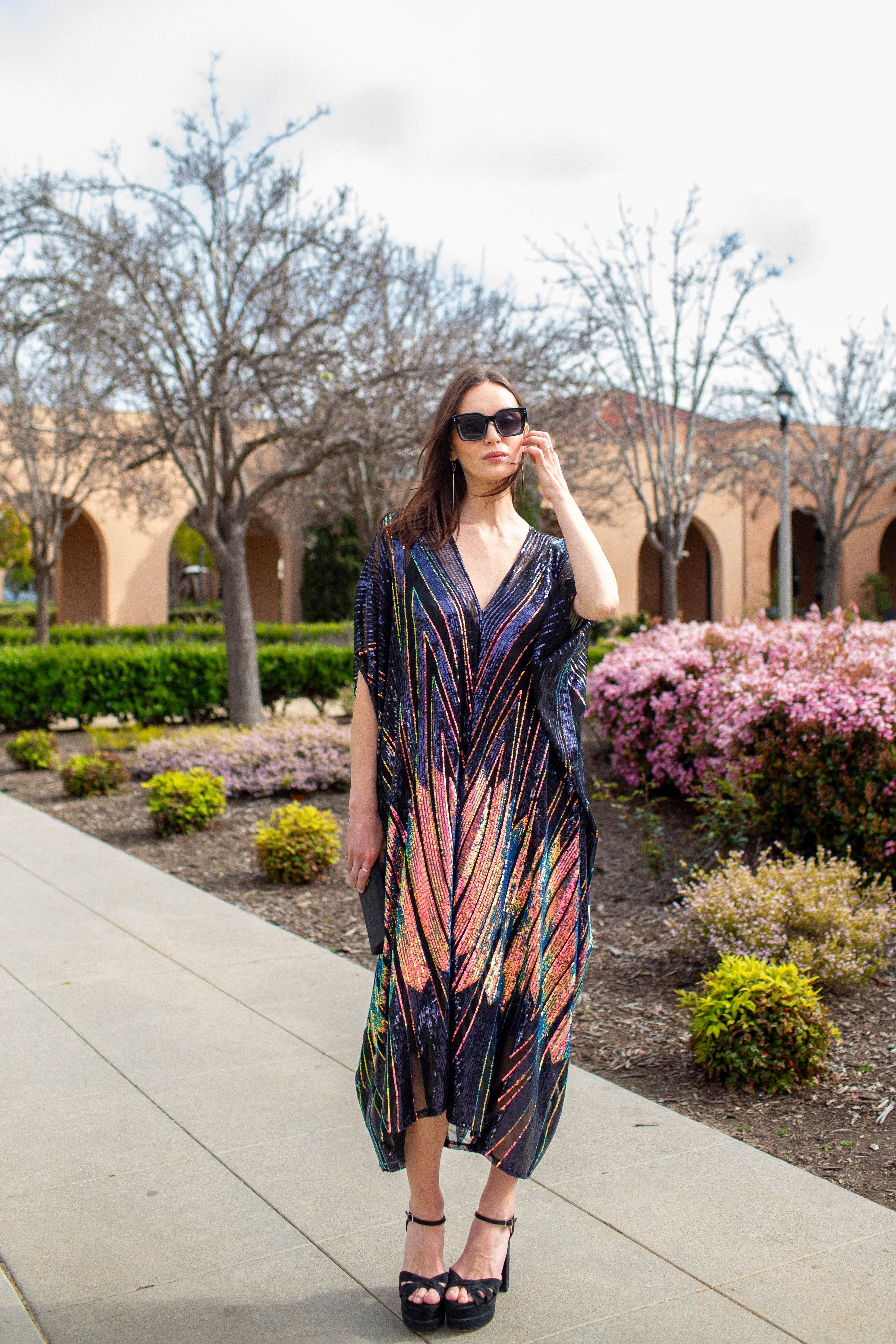 Jennafer Grace - Wholesale Kaftan - Women's - Midnight Lotus Caftan2