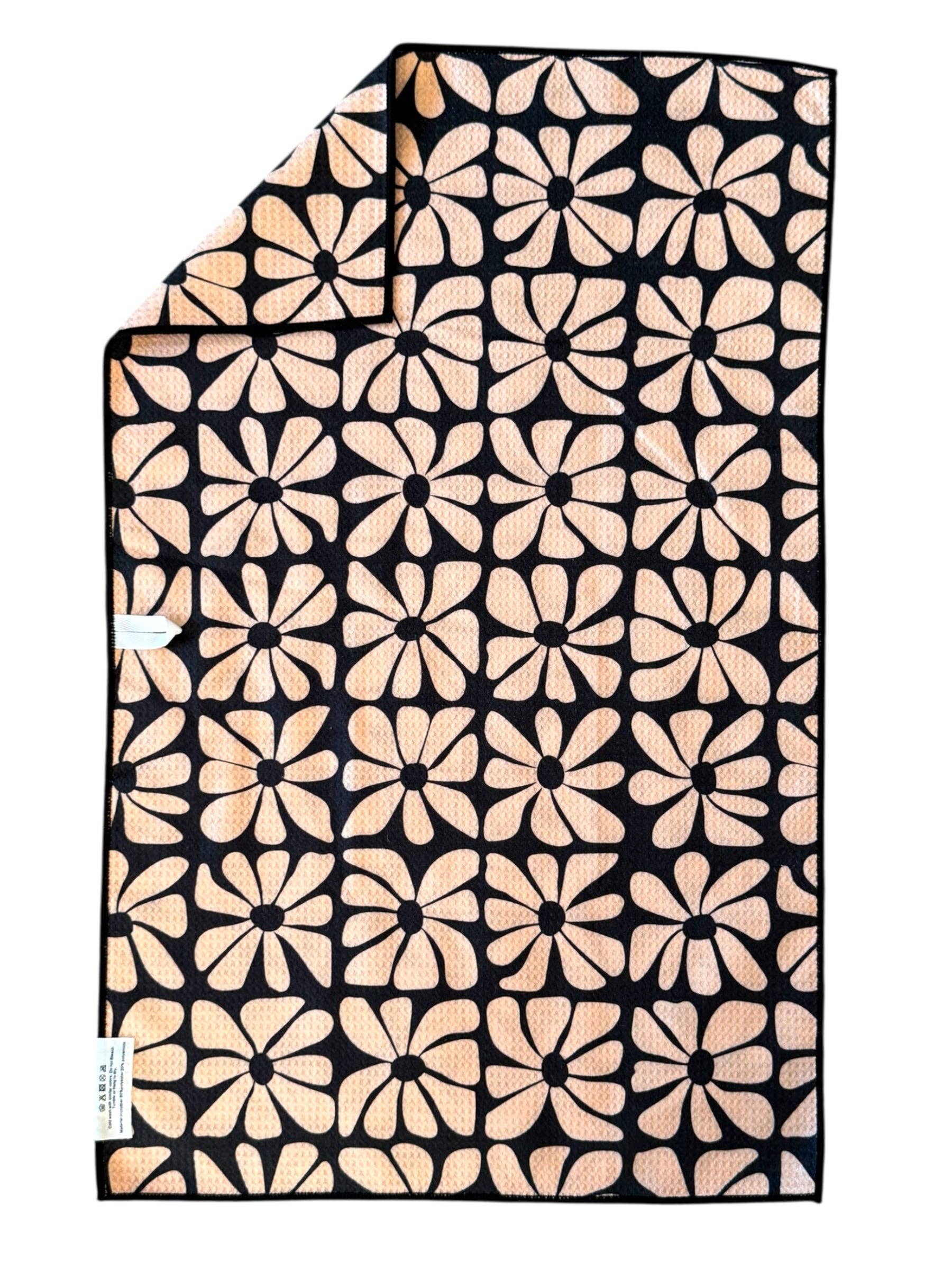 Black Cream Dark Darling: Double-Sided Hand Towel for wholesale on Faire1