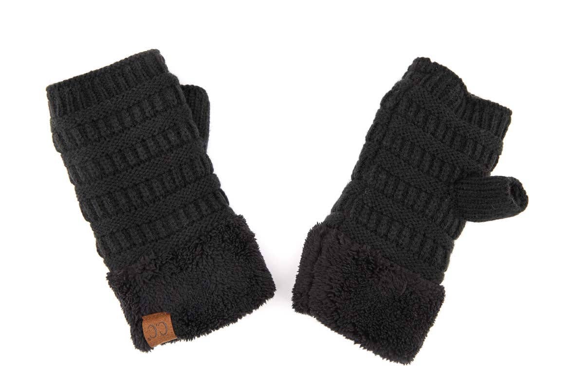 Truly Contagious - Wholesale Gloves - Women's - CC Fingerless Gloves ( FLG-25 )1