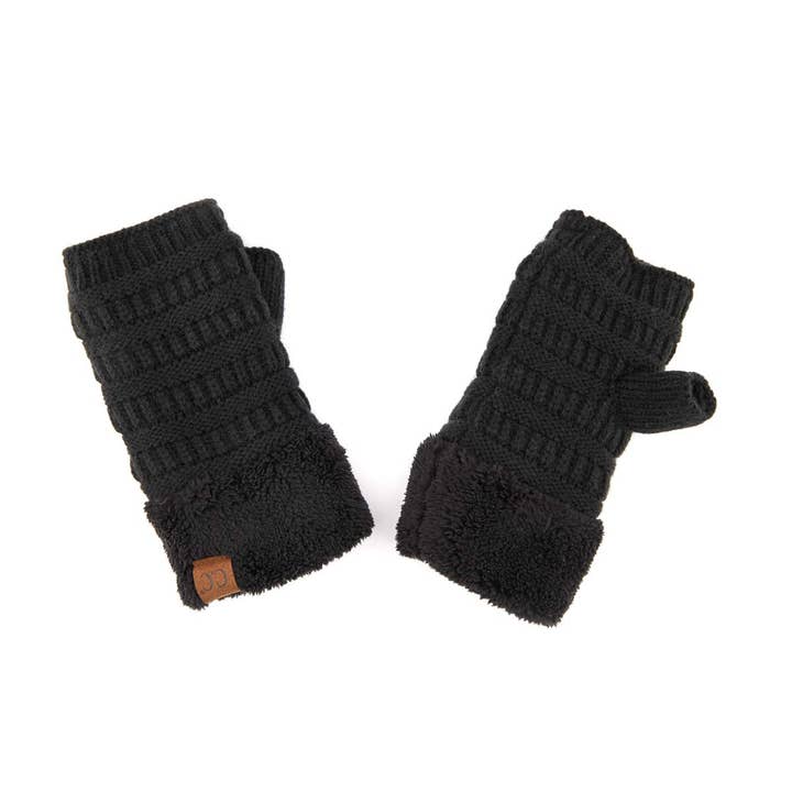 Truly Contagious - Wholesale Gloves - Women's - CC Fingerless Gloves ( FLG-25 )1