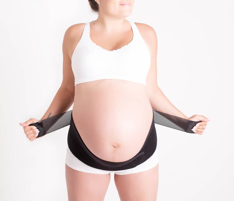 CABEA®, llc - Wholesale Belly Band - Maternity - Flip-It Reversible Belly Band- Black and Beige3