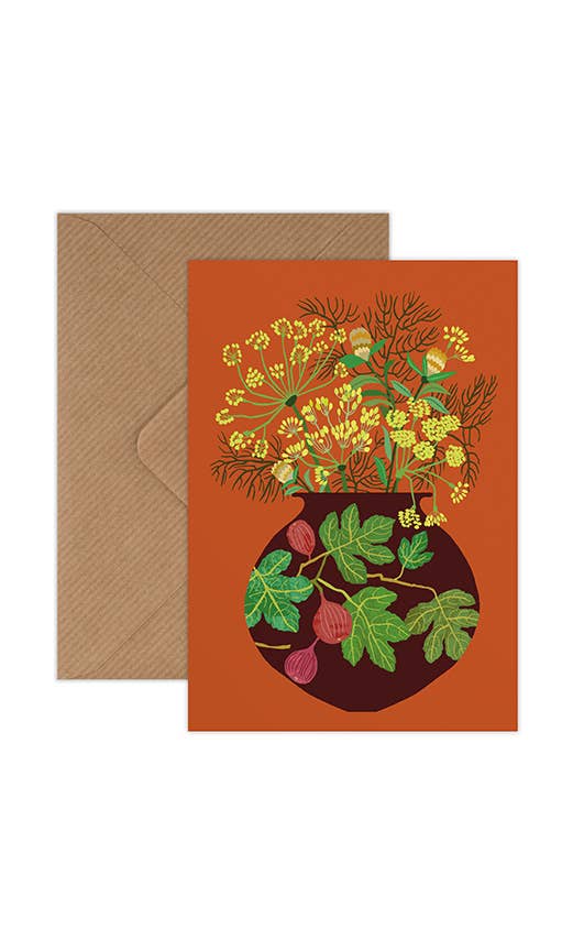 Brie Harrison Ltd – wholesale Everyday greeting card – Fennel Greetings Card