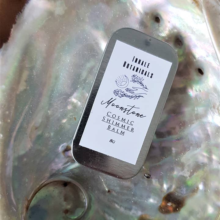 Inhale Botanicals – wholesale Body glitter/shimmer – Moonstone Cosmic Shimmer Balm2