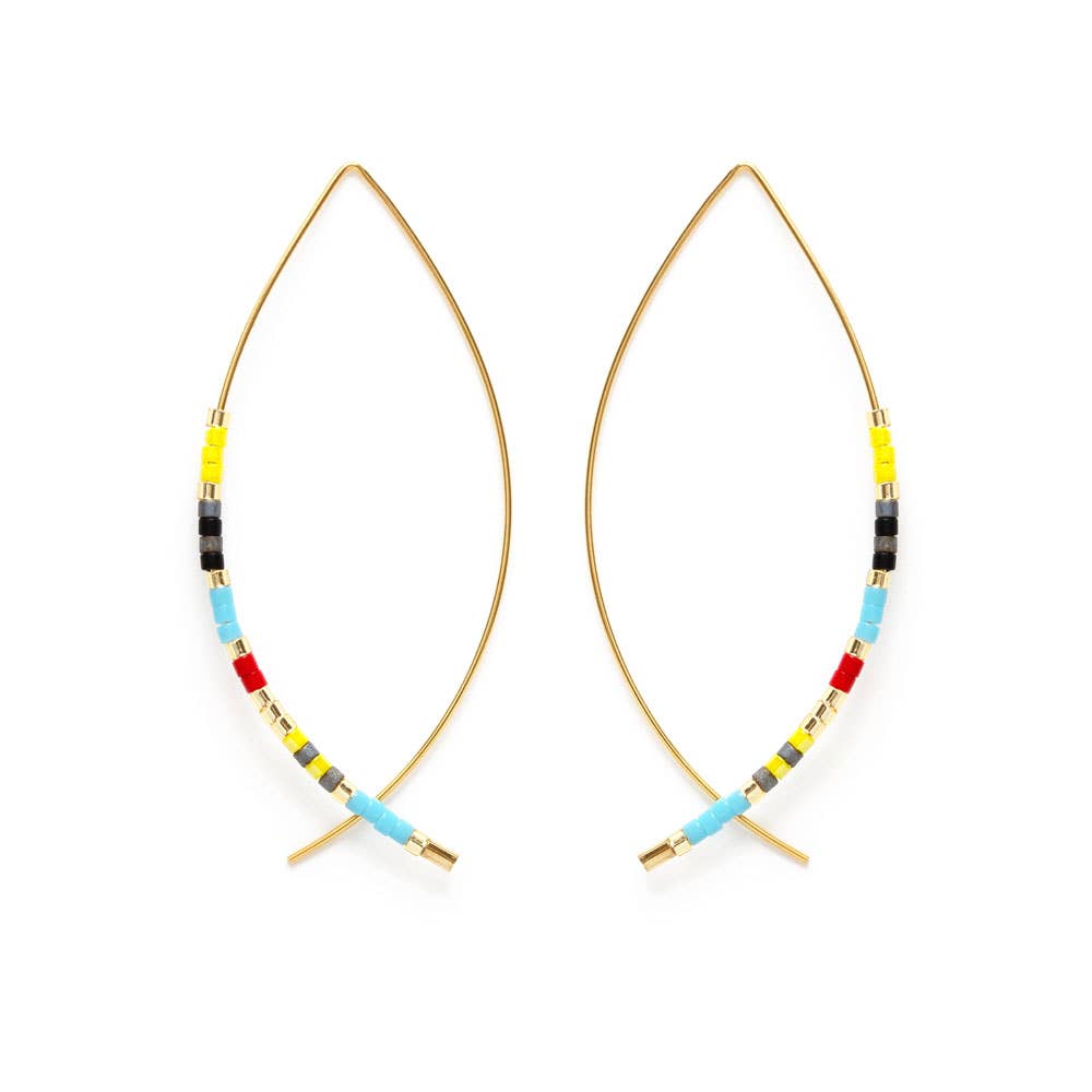 Amano Studio – wholesale Hoop-örhängen – Japanska pärlörhängen i marquisemodell4