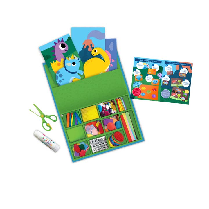 My Creative Box - Wholesale DIY craft kit β Child - Dinosaur Collage Sensory Craft Box2