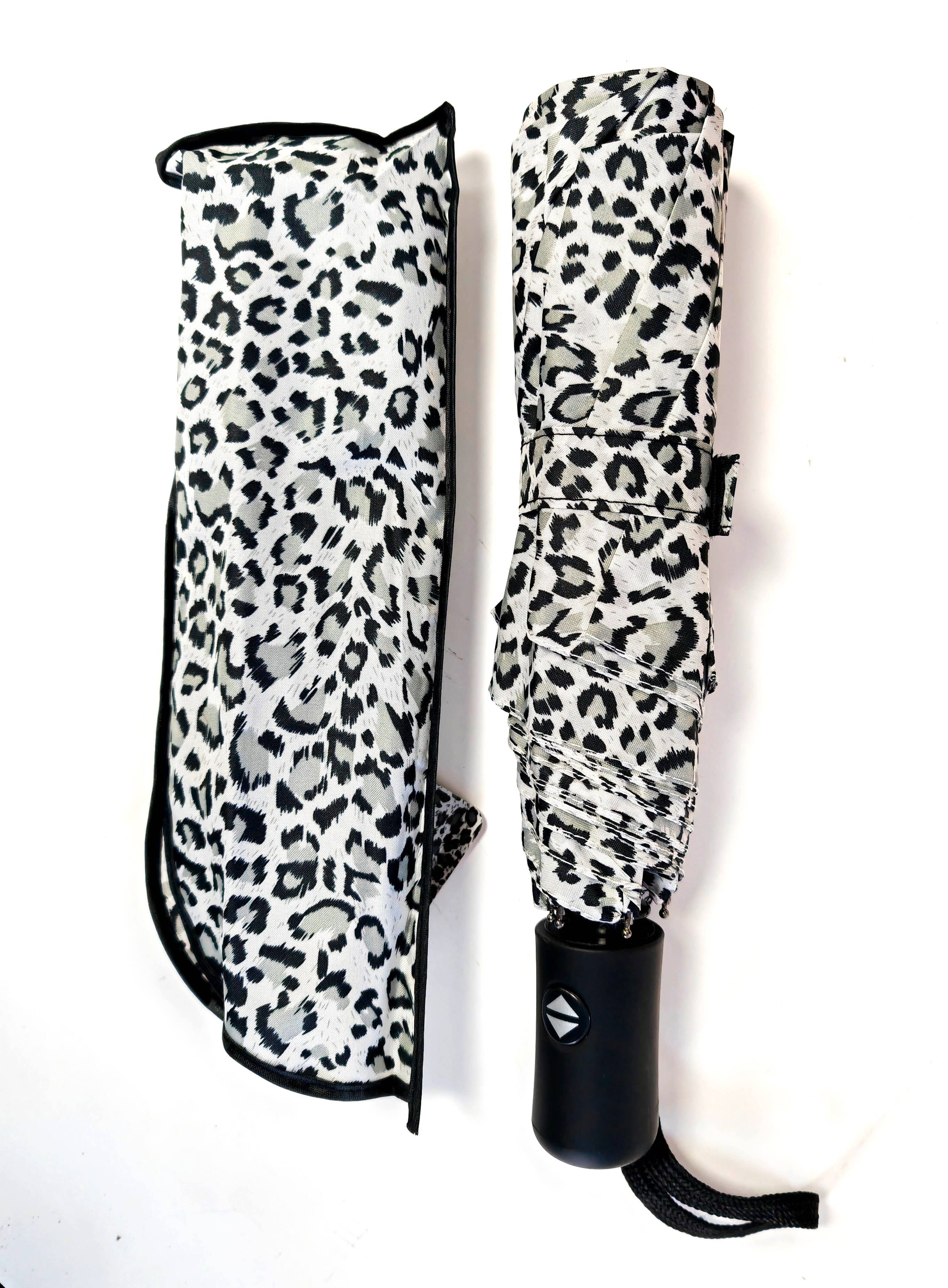 Superbia - Wholesale Umbrella - Women's - Lady Double Automatic Foldable Leopard Print Umbrella-55Q1082