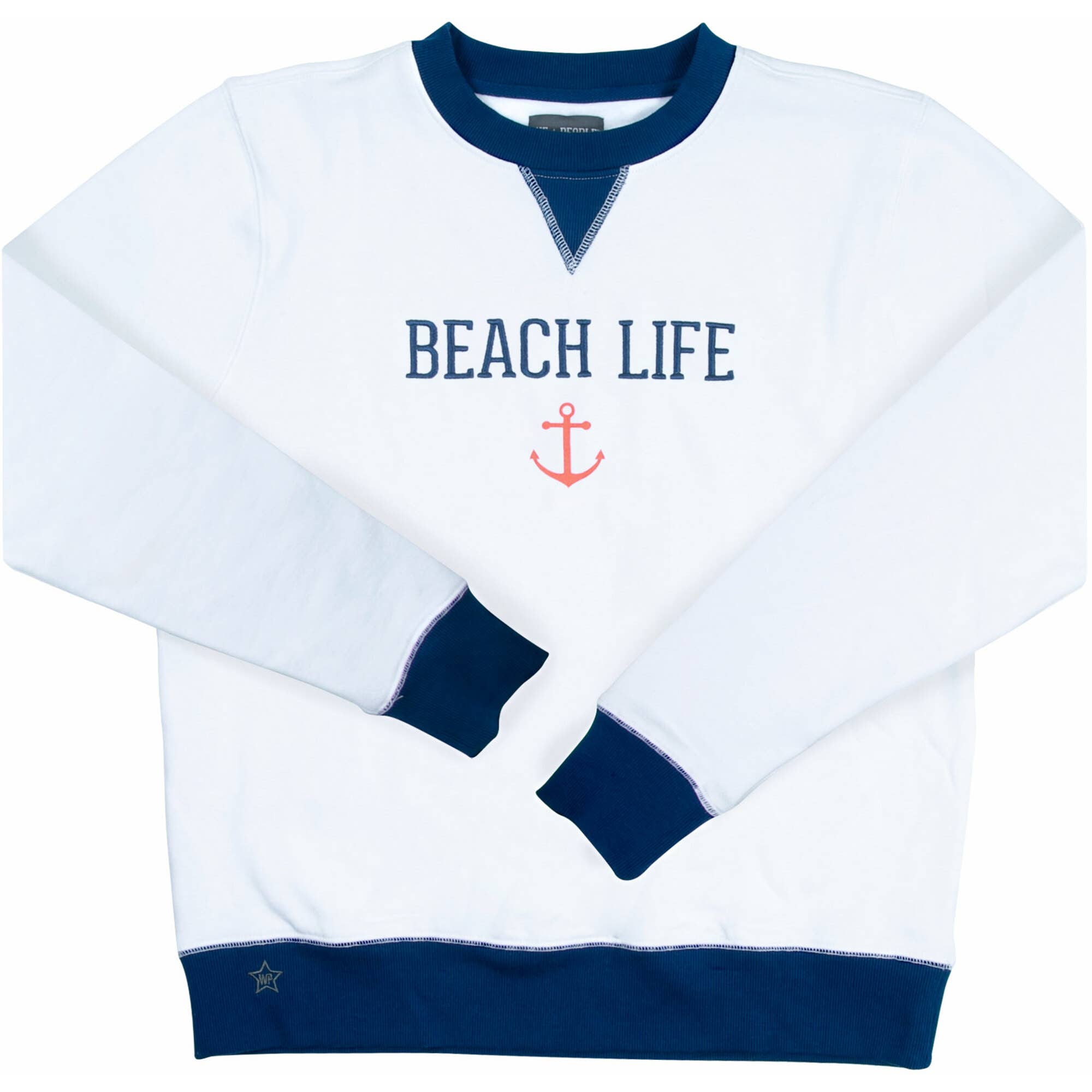Pavilion - Wholesale Graphic Sweatshirt - Women's - Beach Life - L White Unisex Crewneck Sweatshirt4