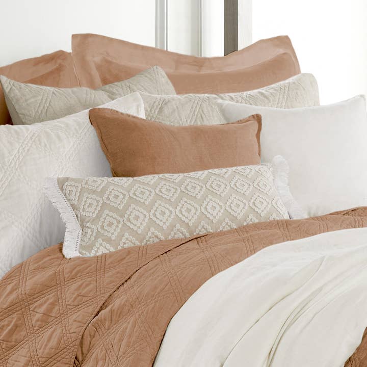 Levtex Home - Wholesale Throw Pillow Cover - French Flax Washed Linen Square Pillow Cover- Set of 226