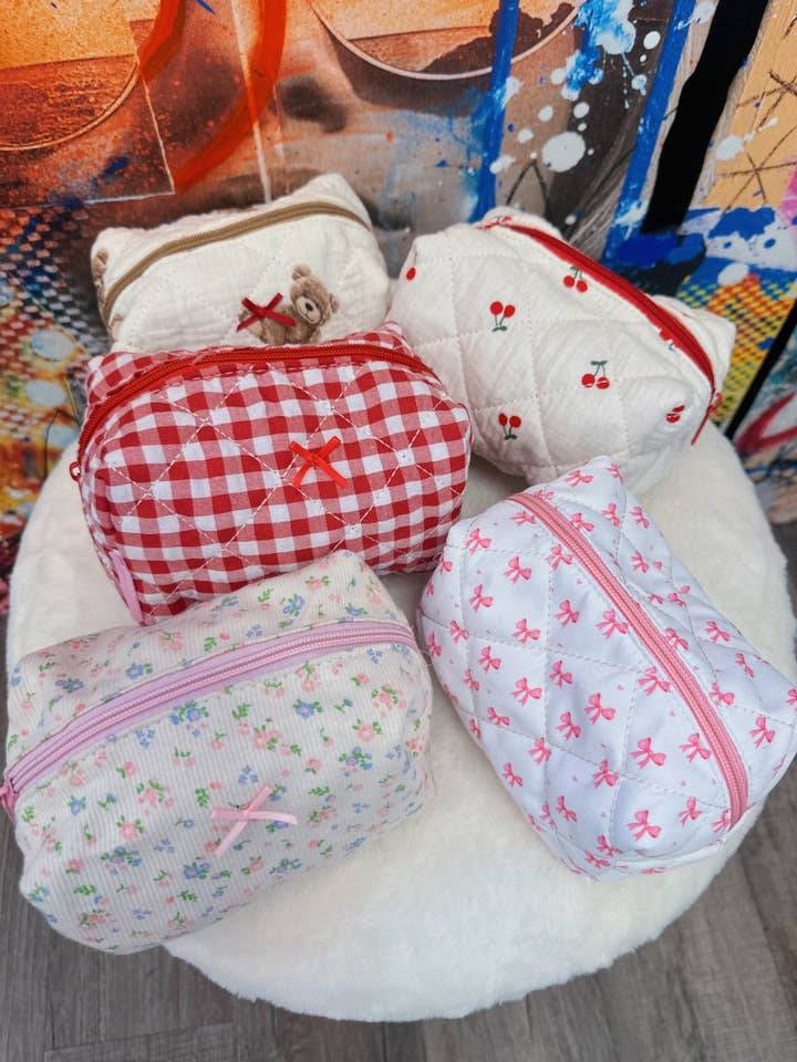 Mini borsa per il trucco per la vendita all'ingrosso da parte di Happy Hour