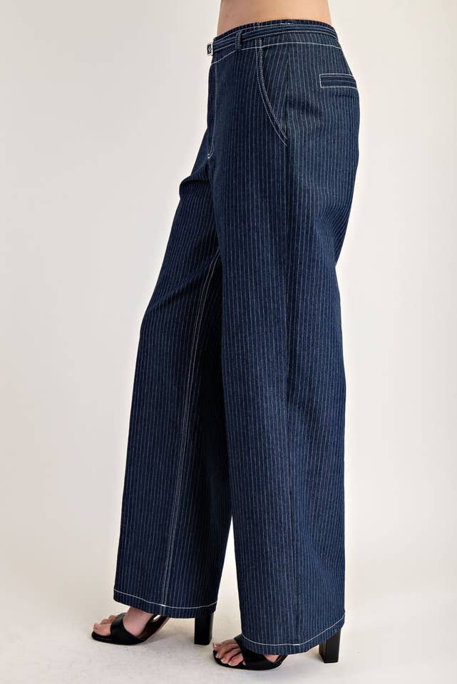 EP6575 STRETCH STRIPE DENIM PANTS for wholesale on Faire