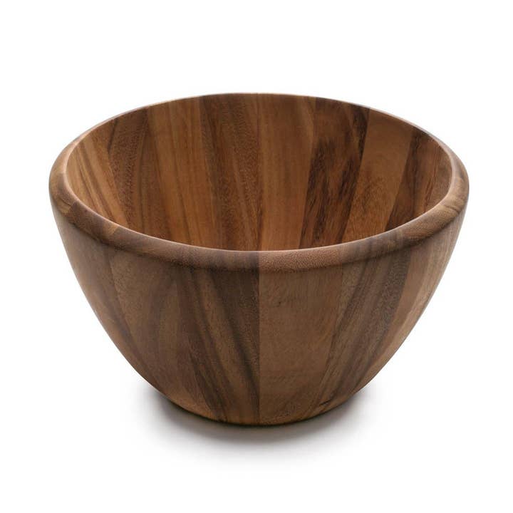 Ironwood Extra Large Salad and Fruit Bowl, Acacia, 12" x 7" for wholesale by Fox Run Brands