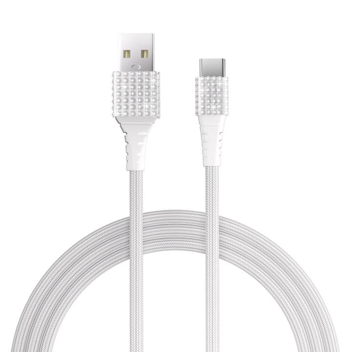 LAX Gadgets - Vendita all'ingrosso Cavo di ricarica - Cavo USB-C ad alta velocità per imballaggi al dettaglio Andriod da 6 piedi
