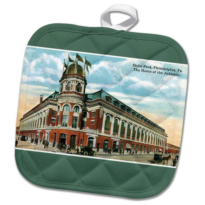 3dRose, Shibe Park, Philadelphia Pennsylvania Hjemsted for Athletics, Grydelap for engroshandel hos 3dRose